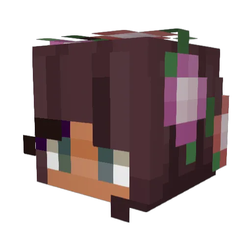 sillylily05 Minecraft avatar head, 3D render