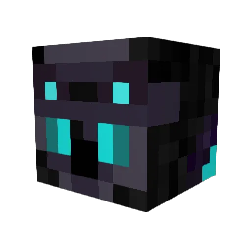 sillylush Minecraft avatar head, 3D render