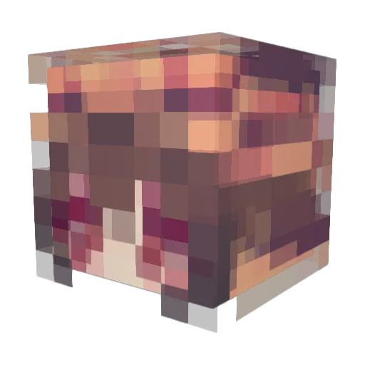sillyman57 Minecraft avatar head, 3D render