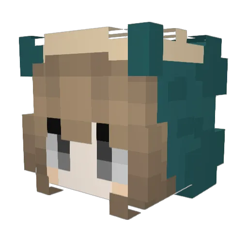sillysnorlax2005 Minecraft avatar head, 3D render