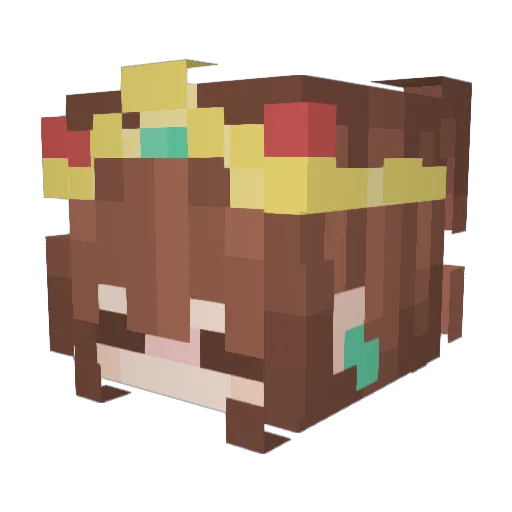 sillysunshine08 Minecraft avatar head, 3D render