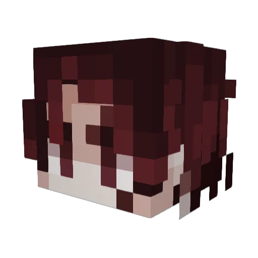 sillyybobo Minecraft avatar head, 3D render