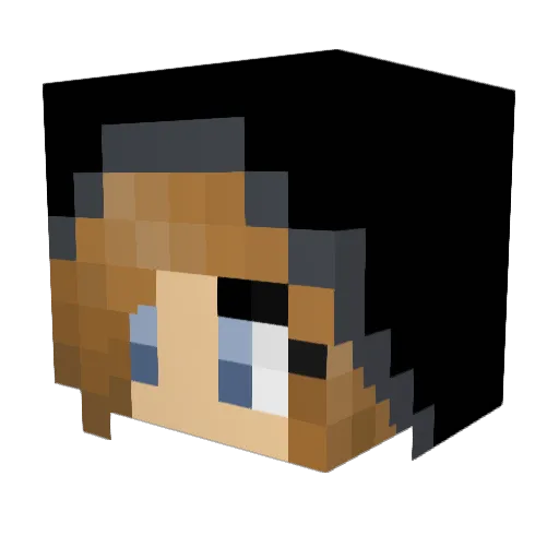 sillyyybleh Minecraft avatar head, 3D render