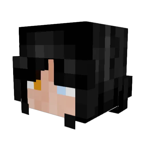 silmarrillion Minecraft avatar head, 3D render