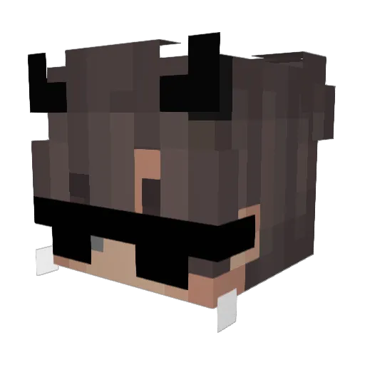 silv3rminer39 Minecraft avatar head, 3D render
