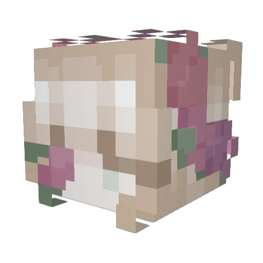 silver0523 Minecraft avatar head, 3D render