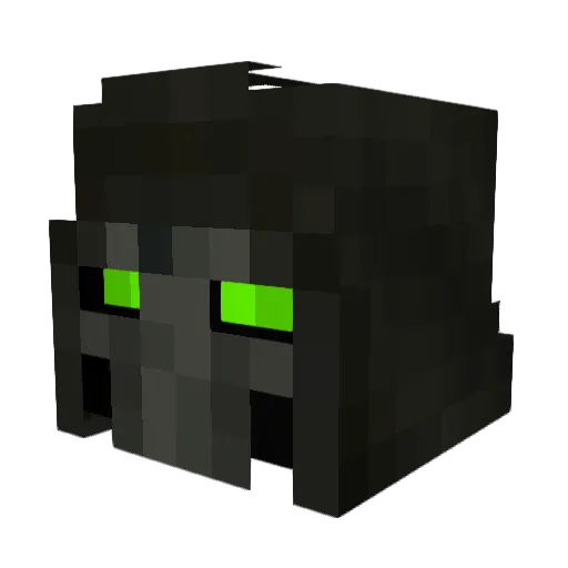 silver4243 Minecraft avatar head, 3D render