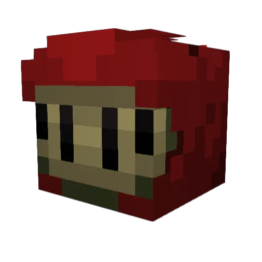 silver_gargoyle Minecraft avatar head, 3D render