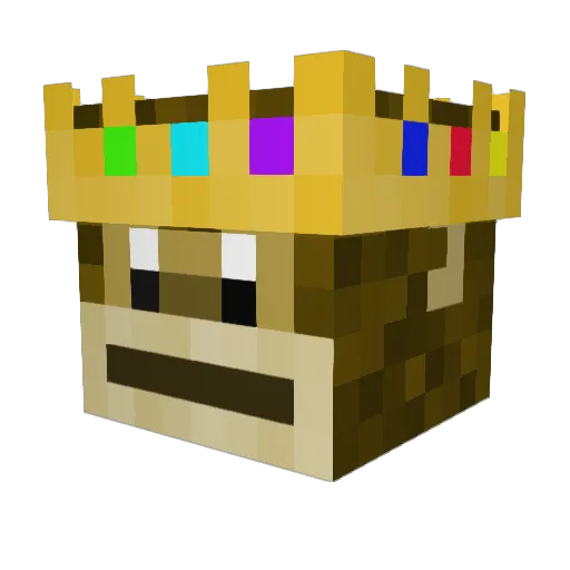 silver_scythe_6 Minecraft avatar head, 3D render