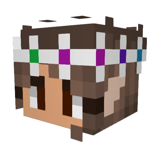 silverblaze09 Minecraft avatar head, 3D render