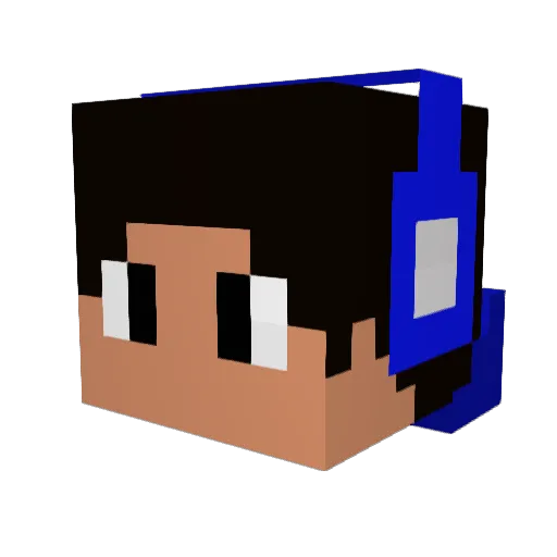 silverboy100 Minecraft avatar head, 3D render