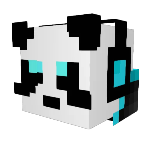 silverfiregamer Minecraft avatar head, 3D render