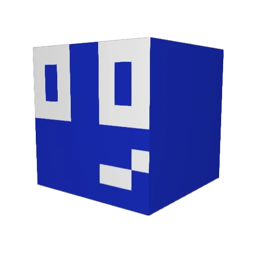 silverkid27 Minecraft avatar head, 3D render