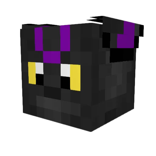 silverm3 Minecraft avatar head, 3D render