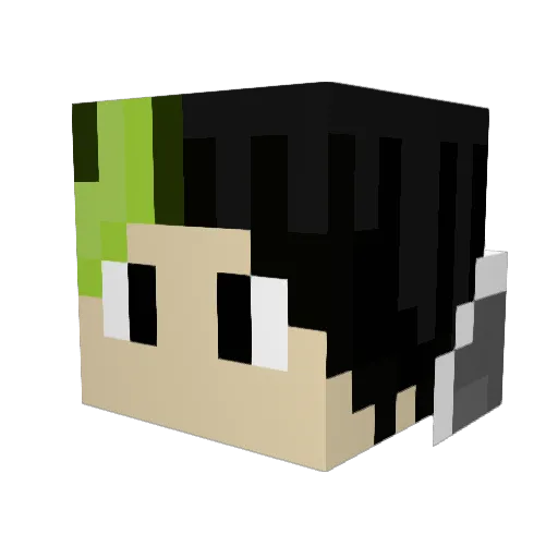 silvero26 Minecraft avatar head, 3D render