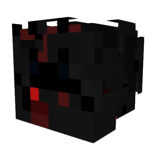 silverserpent28 Minecraft avatar head, 3D render