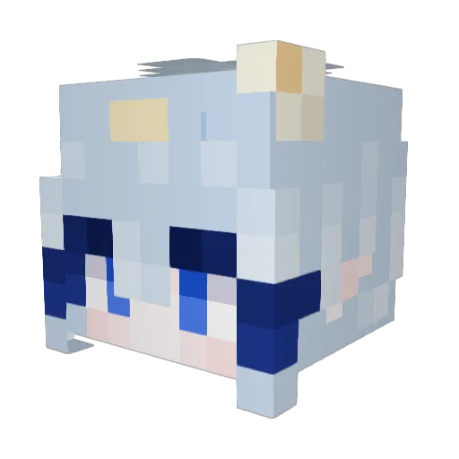 silverstar0223 Minecraft avatar head, 3D render