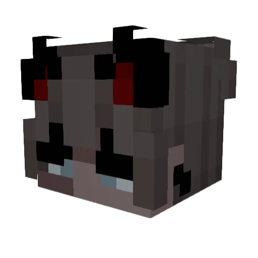 silverstar1273 Minecraft avatar head, 3D render