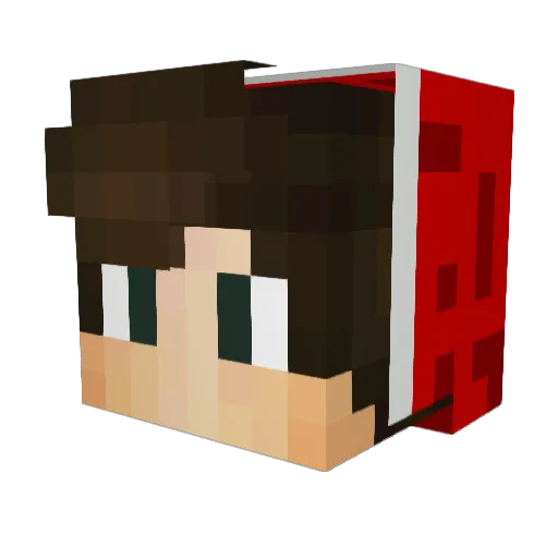 silverstranger7 Minecraft avatar head, 3D render