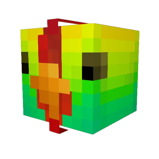 silverstreamrose Minecraft avatar head, 3D render