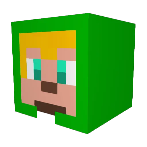 silversurfer89 Minecraft avatar head, 3D render