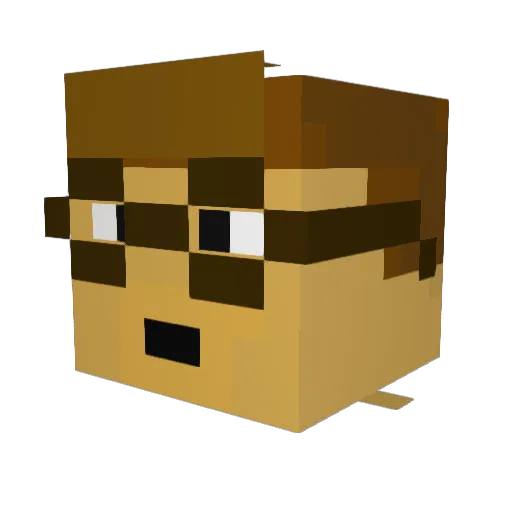 silvey2000 Minecraft avatar head, 3D render
