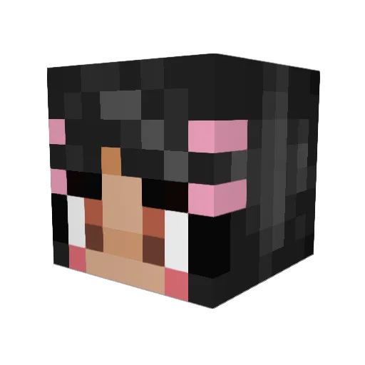silvia0114 Minecraft avatar head, 3D render