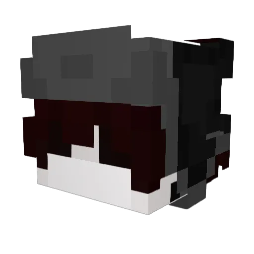 silvnt Minecraft avatar head, 3D render