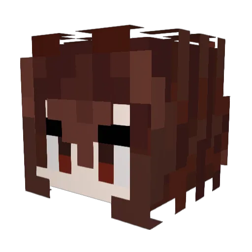 silvurscale Minecraft avatar head, 3D render