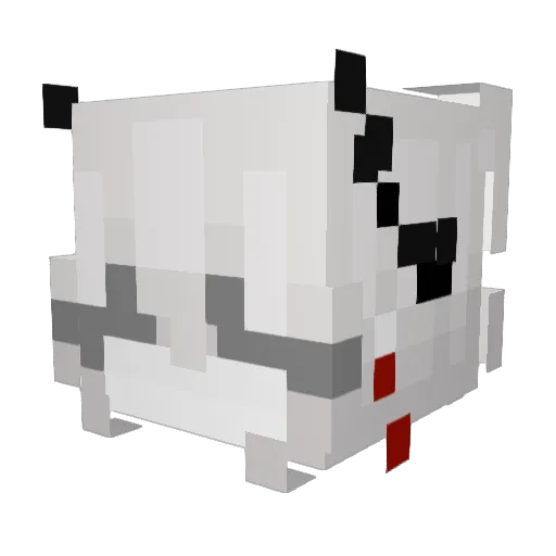silvyah Minecraft avatar head, 3D render