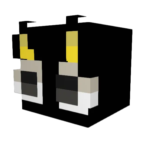 silvzw Minecraft avatar head, 3D render