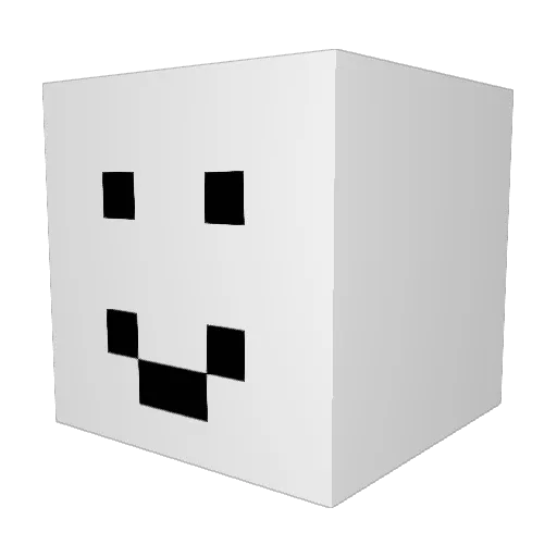 silwershadow Minecraft avatar head, 3D render