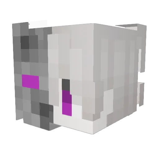 silxseven Minecraft avatar head, 3D render