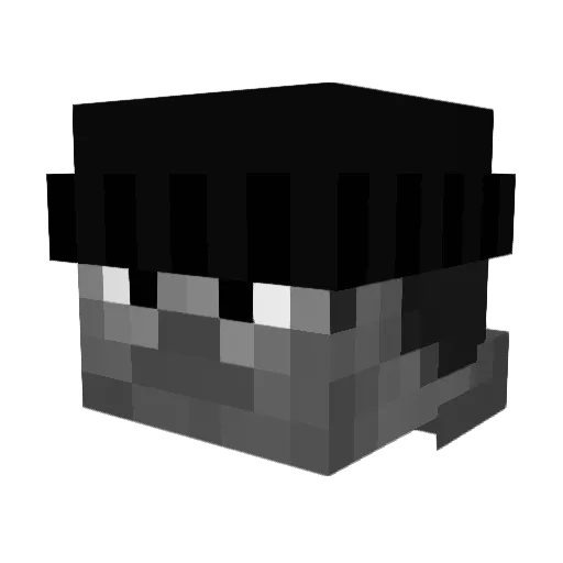 sima280 Minecraft avatar head, 3D render