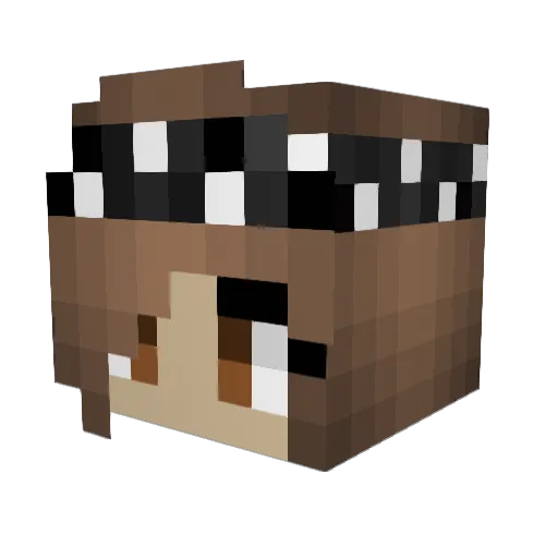 simari96 Minecraft avatar head, 3D render