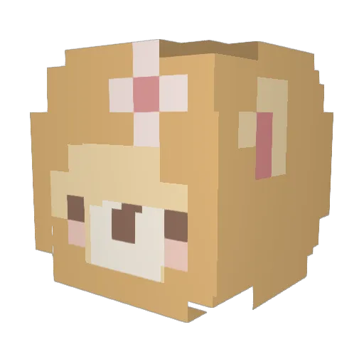 simbalion98 Minecraft avatar head, 3D render