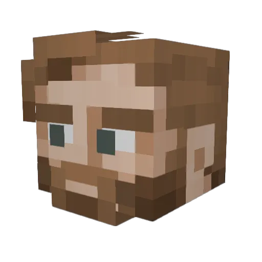 simbatwin6 Minecraft avatar head, 3D render