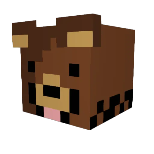 simben4 Minecraft avatar head, 3D render