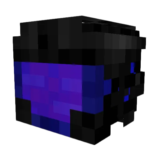 simcraft4 Minecraft avatar head, 3D render