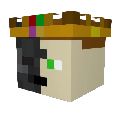 simi1803 Minecraft avatar head, 3D render