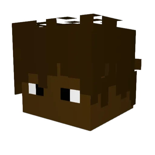 simiissj Minecraft avatar head, 3D render