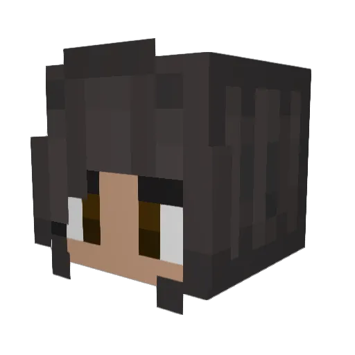 simmanyrulz Minecraft avatar head, 3D render