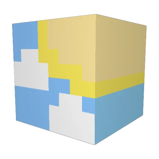 simmiwee Minecraft avatar head, 3D render
