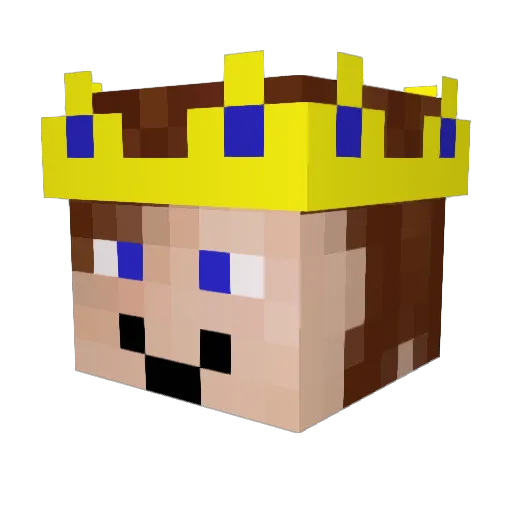 simo102n Minecraft avatar head, 3D render
