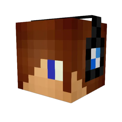 simo7205 Minecraft avatar head, 3D render