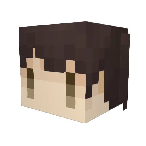 simon0003 Minecraft avatar head, 3D render