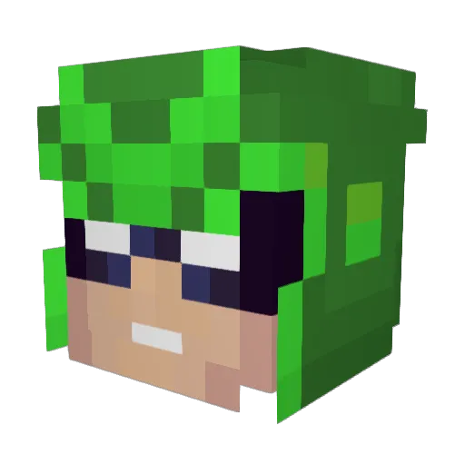 simon62821 Minecraft avatar head, 3D render