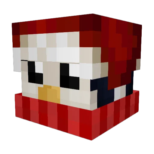 simon7878cz Minecraft avatar head, 3D render