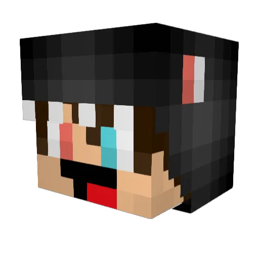simon_jonsson Minecraft avatar head, 3D render