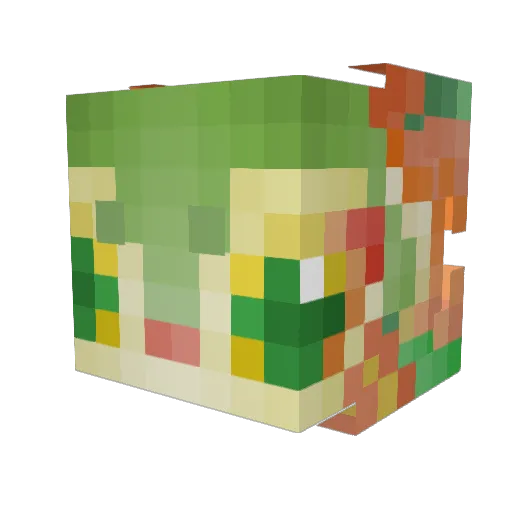 simonatotor Minecraft avatar head, 3D render